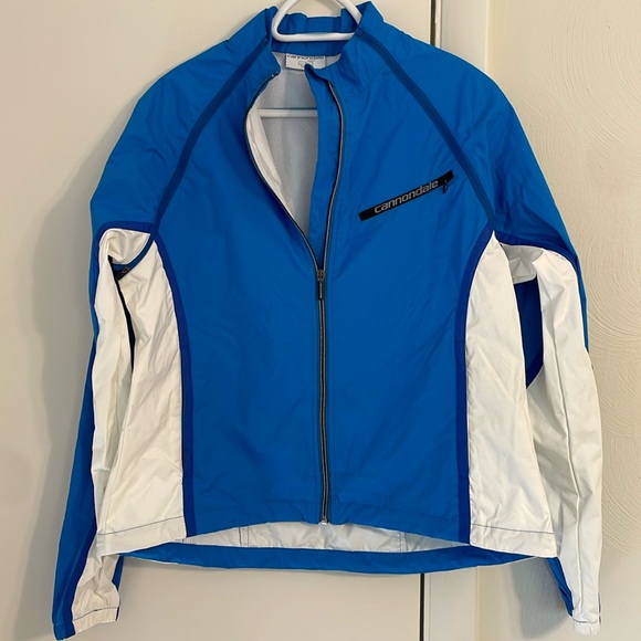 Cannondale blue Morphis convertible bike rain jacket like new XL - Picture 1 of 6
